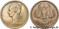 MADAGASCAR French Union Essai de 2 Francs 1948 Paris