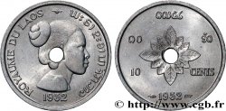 LAOS 10 Cents Royaume du Laos 1952 Paris 