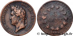 FRANZÖSISCHE KOLONIEN - Louis-Philippe, für Marquesas-Inseln  5 Centimes 1843 Paris