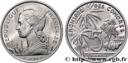 COMOROS  5 Francs 1964 Paris