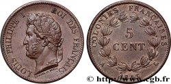 FRANZÖSISCHE KOLONIEN - Louis-Philippe, für Marquesas-Inseln  5 Centimes Louis Philippe Ier 1843 Paris - A