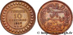 TUNISIA - FRENCH PROTECTORATE 10 Centimes AH1336 1917 Paris