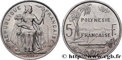 POLYNÉSIE FRANÇAISE 5 Francs I.E.O.M.  1983 Paris