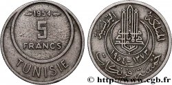 TUNESIEN - Französische Protektorate  5 Francs AH1373 1954 Paris