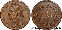 COLONIAS FRANCESAS - Charles X, para Guayana y Senegal 5 Centimes Charles X 1825 Paris - A