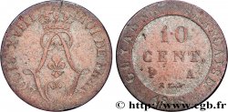 GUYANA FRANCESE 10 Centimes 1818 Paris - A 
