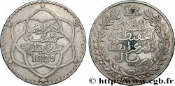 MARUECOS 5 Dirhams (1/2 Rial) Moulay Hafid I an 1329 1911 Paris