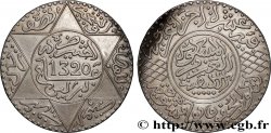 MAROCCO 5 Dirhams (1/2 Rial) Abdul Aziz I an 1320 1902 Berlin 