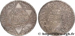 MAROCCO 5 Dirhams (1/2 Rial) Abdul Aziz I an 1322 1904 Paris 