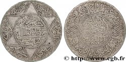 MAROCCO 5 Dirhams (1/2 Rial) Abdul Aziz I an 1323 1905 Paris 