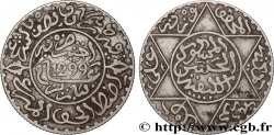 MAROCCO 2 1/2 Dirhams (1/4 Rial) Hassan I an 1299 1881 Paris 