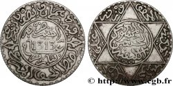 MAROKKO 2 1/2 Dirhams (1/4 Rial) Abdul Aziz Ier an 1313 1895 Paris