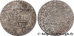 MARUECOS 2 1/2 Dirhams (1/4 Rial) Abdul Aziz I an 1321 1903 Londres