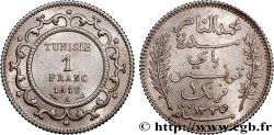 TUNISIA - French protectorate 1 Franc AH1334 1916 Paris