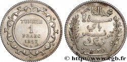 TUNISIA - French protectorate 1 Franc AH 1335 1917 Paris