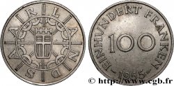 SAARLAND 100 Franken 1955 Paris
