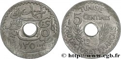 TUNISIE - PROTECTORAT FRANÇAIS 5 Centimes Essai en zinc au nom d’Ahmed Bey AH 1350 date incomplète 1931 Paris SPL 