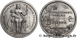 FRENCH POLYNESIA - French Oceania 50 Centimes Établissements Français de l’Océanie 1949 Paris