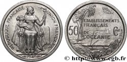 FRENCH POLYNESIA - Oceania Francesa 50 Centimes Établissements Français de l’Océanie 1949 Paris