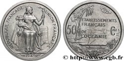 FRENCH POLYNESIA - French Oceania 50 Centimes Établissements Français de l’Océanie 1949 Paris