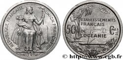POLYNÉSIE FRANÇAISE - Océanie française 50 Centimes Établissements Français de l’Océanie 1949 Paris