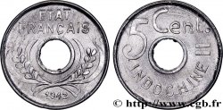 FRENCH INDOCHINA 5 Centièmes 1943 Hanoï