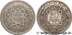 MARUECOS - PROTECTORADO FRANCÉS Essai de 20 Francs AH 1366 1947 Paris