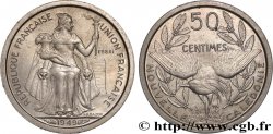 NUEVA CALEDONIA 50 Centimes ESSAI 1949 Paris