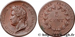 COLONIES FRANÇAISES - Louis-Philippe, pour les Îles Marquises 5 Centimes Louis Philippe Ier 1843 Paris - A