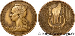 MADAGASKAR - FRANZÖSISCHE UNION 10 Francs 1953 Paris