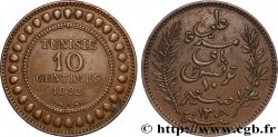 TUNISIE - PROTECTORAT FRANÇAIS 10 Centimes AH1309 1892 Paris