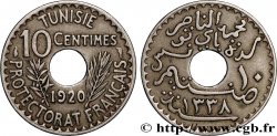 TUNISIE - PROTECTORAT FRANÇAIS 10 Centimes AH1338 1920 Paris