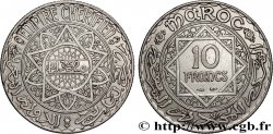 MAROCCO - PROTETTORATO FRANCESE 10 Francs an 1352 1933 Paris 