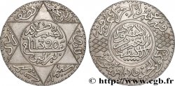 MAROKKO 5 Dirhams (1/2 Rial) Abdul Aziz I an 1320 1902 Berlin