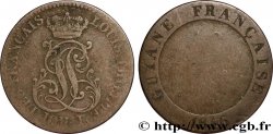 GUYANA FRANCESE 10 Cent. (imes) Louis-Philippe 1846 Paris 