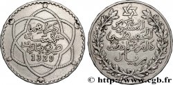 MARUECOS 5 Dirhams (1/2 Rial) Moulay Hafid I an 1329 1911 Paris