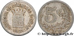 ALGERIEN 5 Centimes Chambre de Commerce d’Oran 1921 