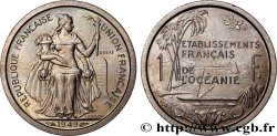 FRENCH POLYNESIA - French Oceania Essai de 1 Franc Établissements français de l’Océanie 1949 Paris