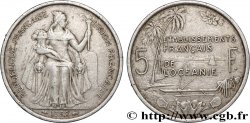 FRANZÖSISCHE POLYNESIA - Franzözische Ozeanien 5 Francs Établissements Français de l’Océanie 1952 Paris