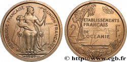 FRANZÖSISCHE POLYNESIA - Franzözische Ozeanien Essai de 2 Francs Établissements français de l’Océanie 1949 Paris