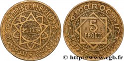 MAROCCO - PROTETTORATO FRANCESE 5 Francs AH 1365 1946 Paris 