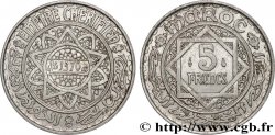 MOROCCO - FRENCH PROTECTORATE 5 Francs AH 1370 1951 