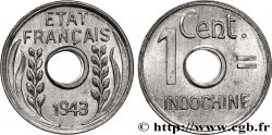 FRENCH INDOCHINA 1 Centième 1943 Hanoï