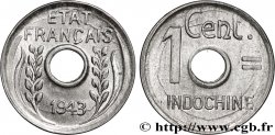 INDOCHINA 1 Centième 1943 Hanoï