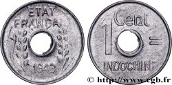 FRENCH INDOCHINA 1 Centième 1943 Hanoï