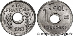 FRENCH INDOCHINA 1 Centième 1943 Hanoï