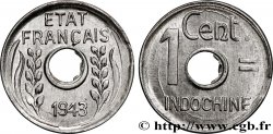 FRENCH INDOCHINA 1 Centième 1943 Hanoï