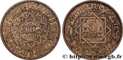 MAROCCO - PROTETTORATO FRANCESE 5 Francs AH 1365 1946 Paris 