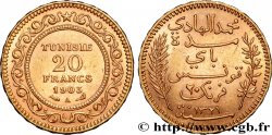 INVESTMENT GOLD 20 Francs or Bey Mohamed El Hadi AH 1321 1903 Paris