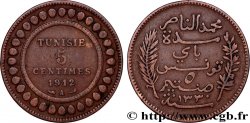 TUNISIE - PROTECTORAT FRANÇAIS 5 Centimes AH1330 1912 Paris